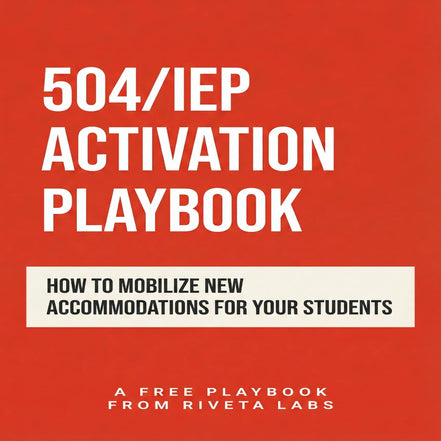 The 504/IEP Activation System (Free Playbook)